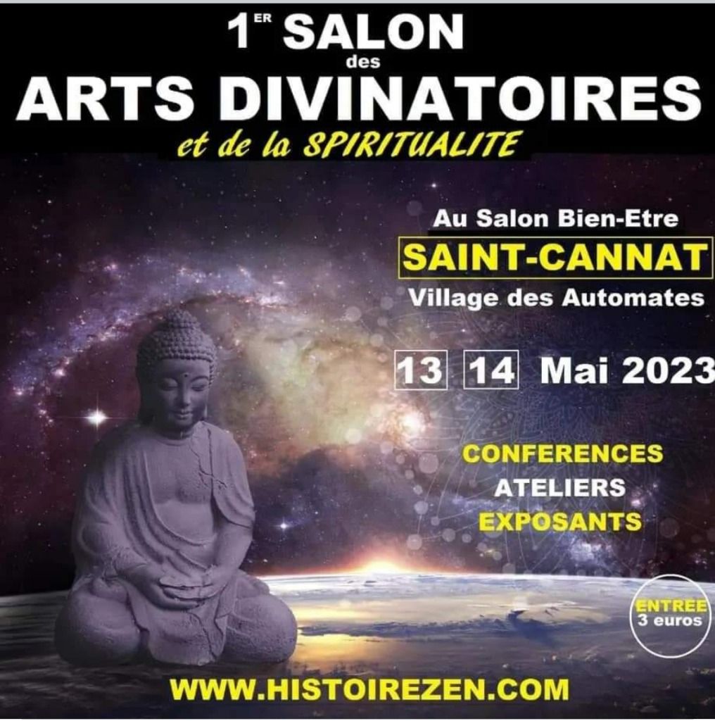 Retrouvez moi les 13 et 14 Mai 2' au salon des Art Divinatoires à Saint Cannat